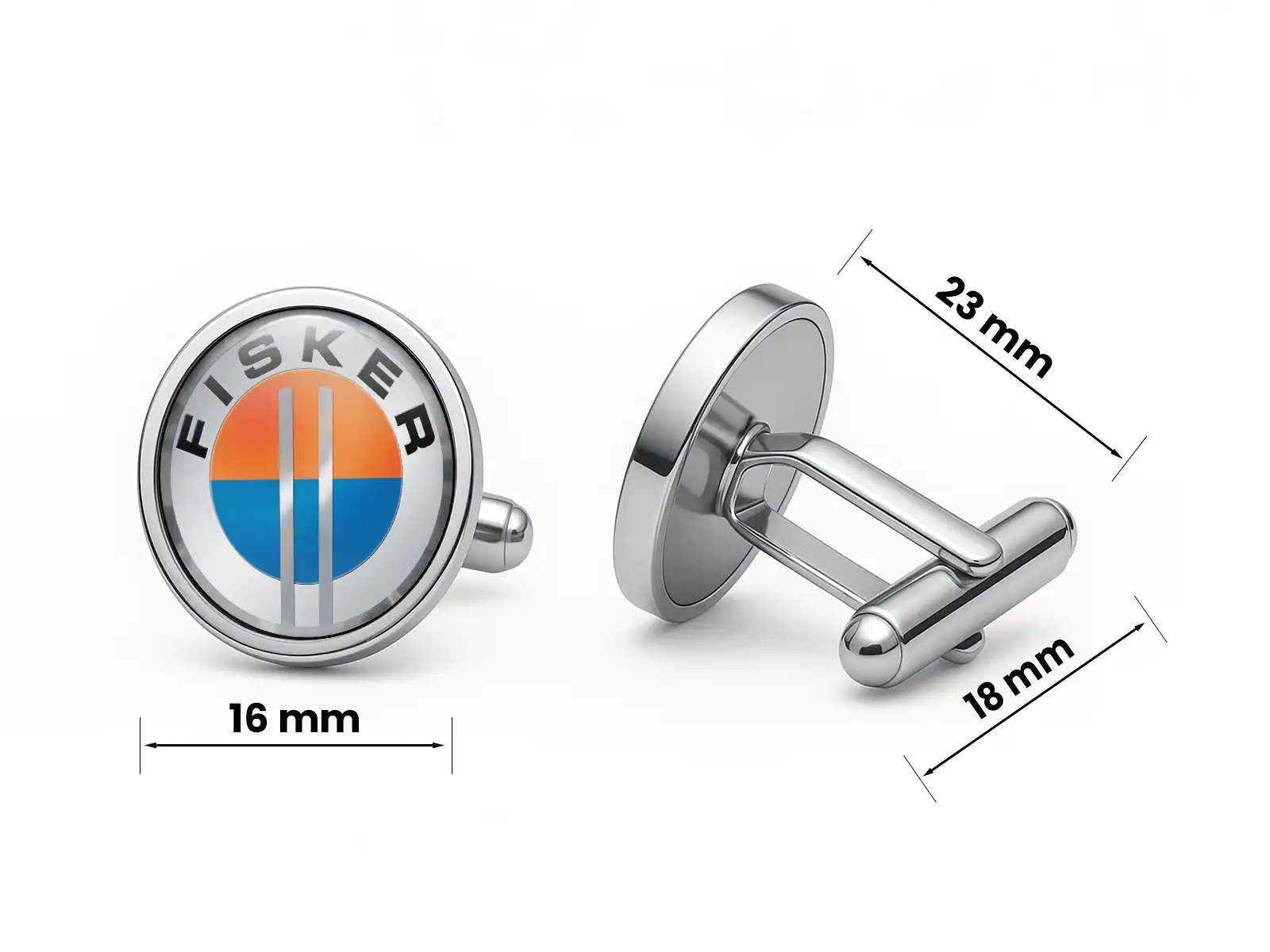 Fisker Gemelos Personalizados Hombre Lujo Set Regalo Pro
